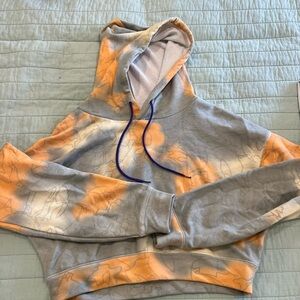 Asics White and Purple Hoodie